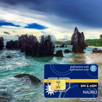 Sim Du Lịch Nauru 15 Ngày Tốc Độ Cao